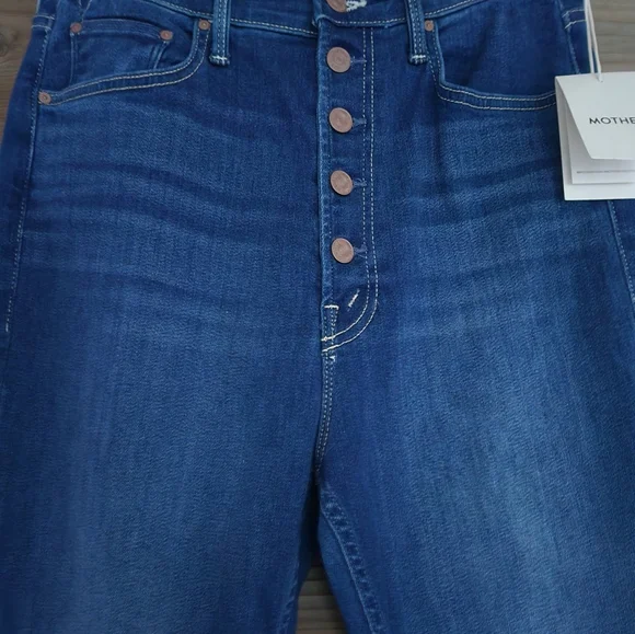 NWT Mother Pixie Ankle Rider Jeans Size 30 Call Out See Below - Picture 7 of 12